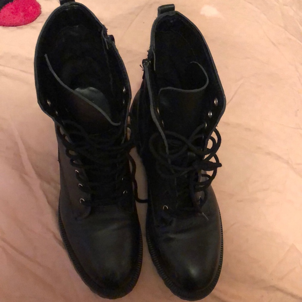 Steve Madden combat boots